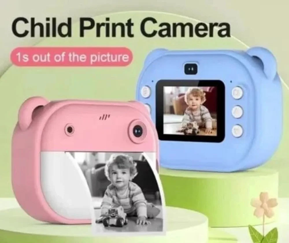 Kids Instant Print Camera | 2-in-1 Digital & Thermal Printing Camera for Children