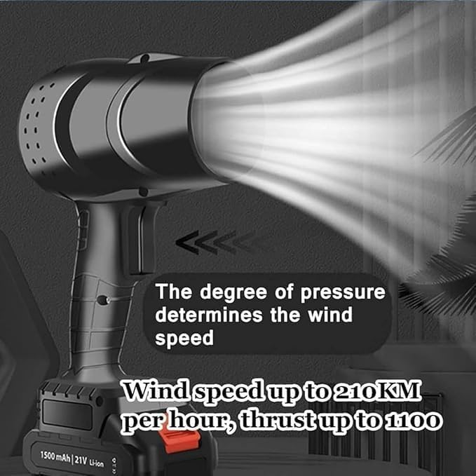 Multipule Use Turbojet Air Fan Cordless Car Dryer Air Blower Handheld High Powered | Portable Car Dryer | Turboglass Car Blower | Hair Dryer | Air Blower for Cleaning, Camping, Outdoor.