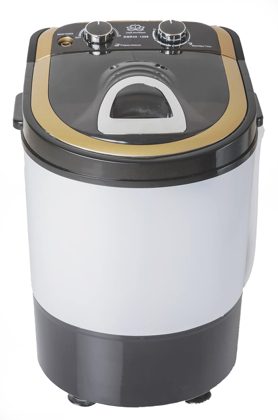 Portable 6  kg 2 Star Single Tub Top Load Mini Washing Machine with 1.5 kg Dryer Basket (Blue) - with 1 year Spare Supply Warranty Model -DMR 30-1208