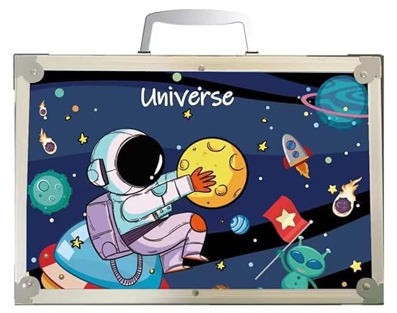 145 Pieces Art Set for Kids. 145 Pcs Color Set. Unicorn Painting Box. Drawing Colour Pencils, Oil Pastel, Watercolours, Sketches, Crayons & Paint Brush. Vanity Color Box for School Projects. (Pink)