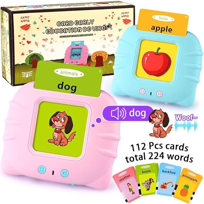Playing for Kids| Fun Activity Flash Card Speaker| Flash Card Speaking Toy| Flash Card Game for Kids| Talking Fun Time Speaker|