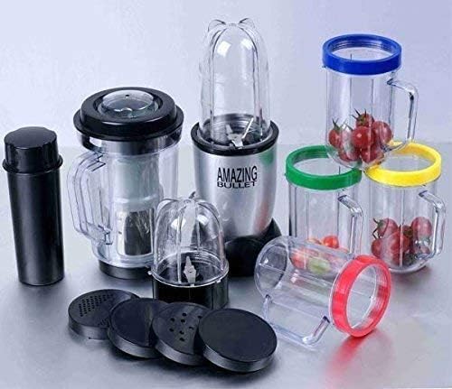 Amazing Bullet Innovations Grinder Juicer and Chopper, Blender for Kitchen Nutri Blender Mixer Grinder & Chopper 750W (Multicolor : Combo 21 Pcs Set)