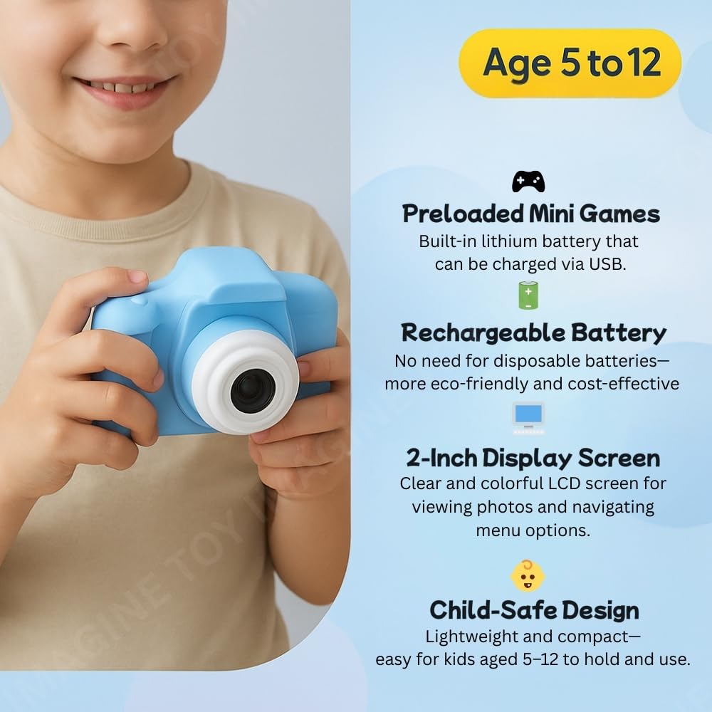 Mini Portable Thermal Printer – Bluetooth Wireless Photo & Label Printer for Kids with 1 Paper Roll – 57mm Black & White Pocket Printer for Mobile, School, Stickers (Assorted)