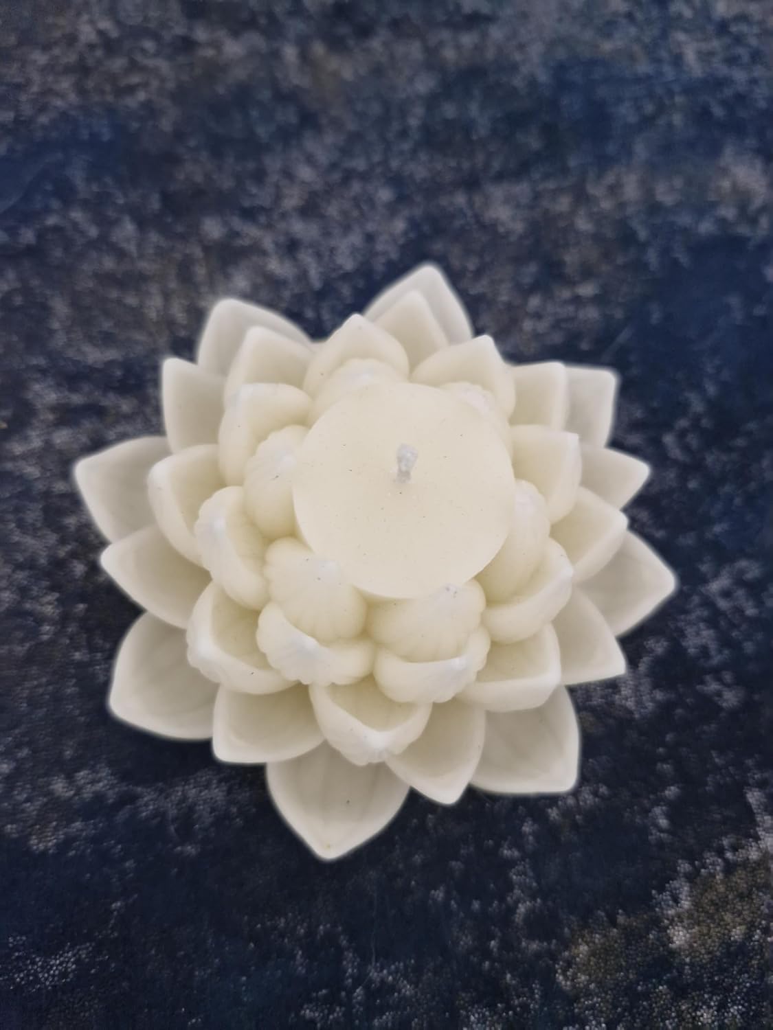 Lotus Flower Decorative Candles, White, Set of 4, Floating Design, Perfect for Home Decor, Gifting, Return Gifts, ambiance