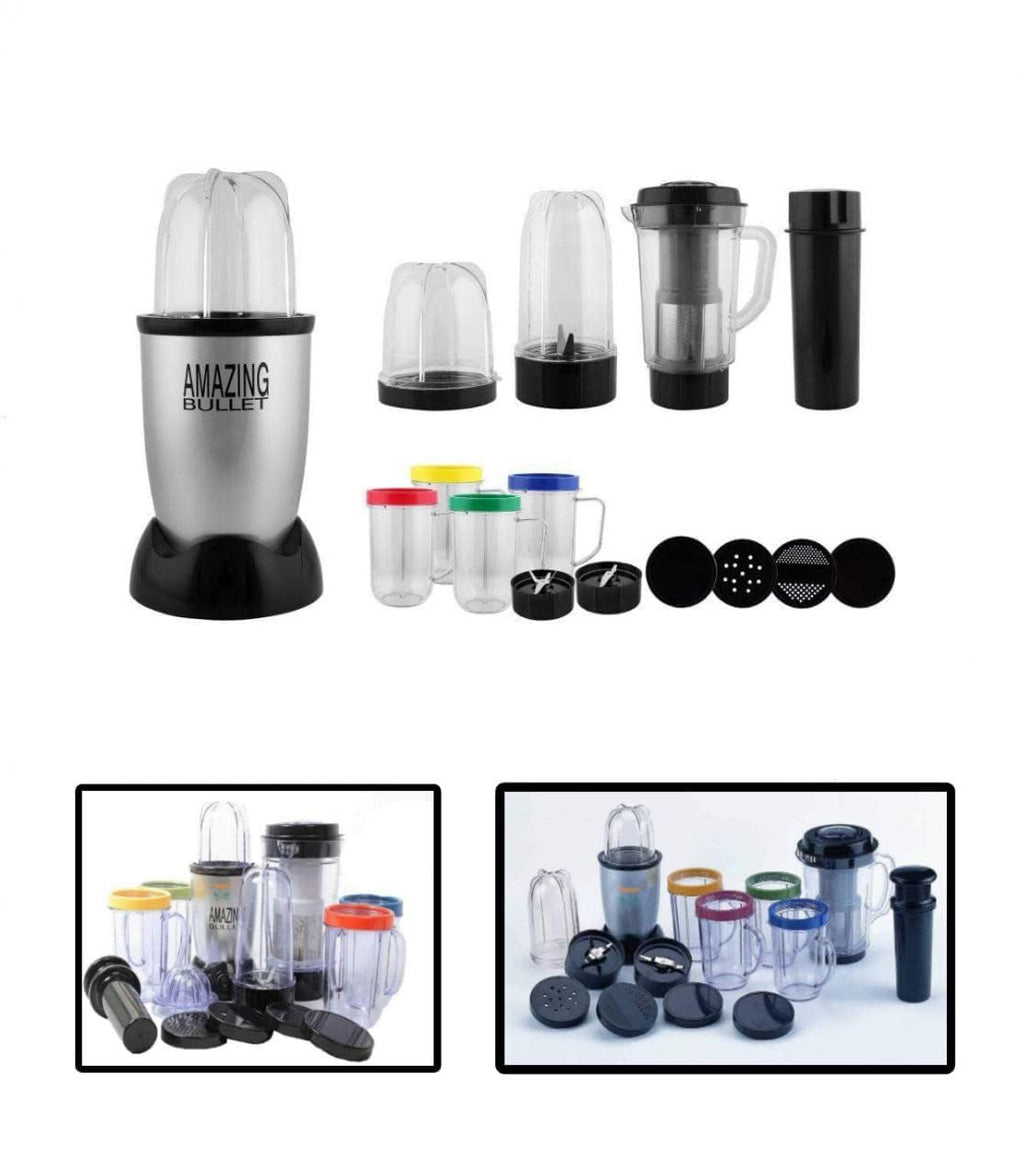 Amazing Bullet Innovations Grinder Juicer and Chopper, Blender for Kitchen Nutri Blender Mixer Grinder & Chopper 750W (Multicolor : Combo 21 Pcs Set)