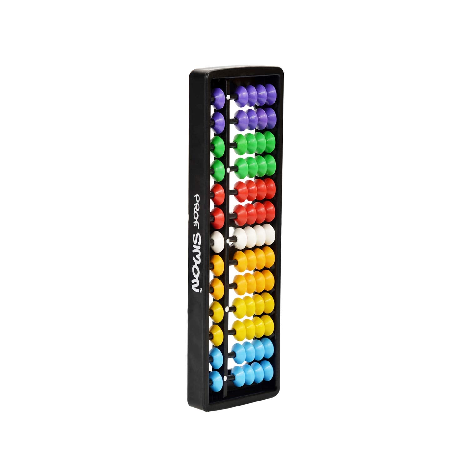 15 Rods Plastic Abacus With Multi-Colored Beads For Mathematics, Learn Counting, Addition, Subtraction, Multiplication And Division (Age: 7+ Years), Kid