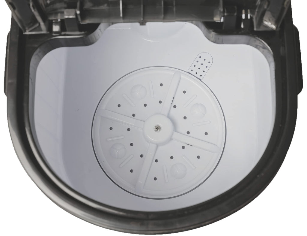 Portable 6  kg 2 Star Single Tub Top Load Mini Washing Machine with 1.5 kg Dryer Basket (Blue) - with 1 year Spare Supply Warranty Model -DMR 30-1208