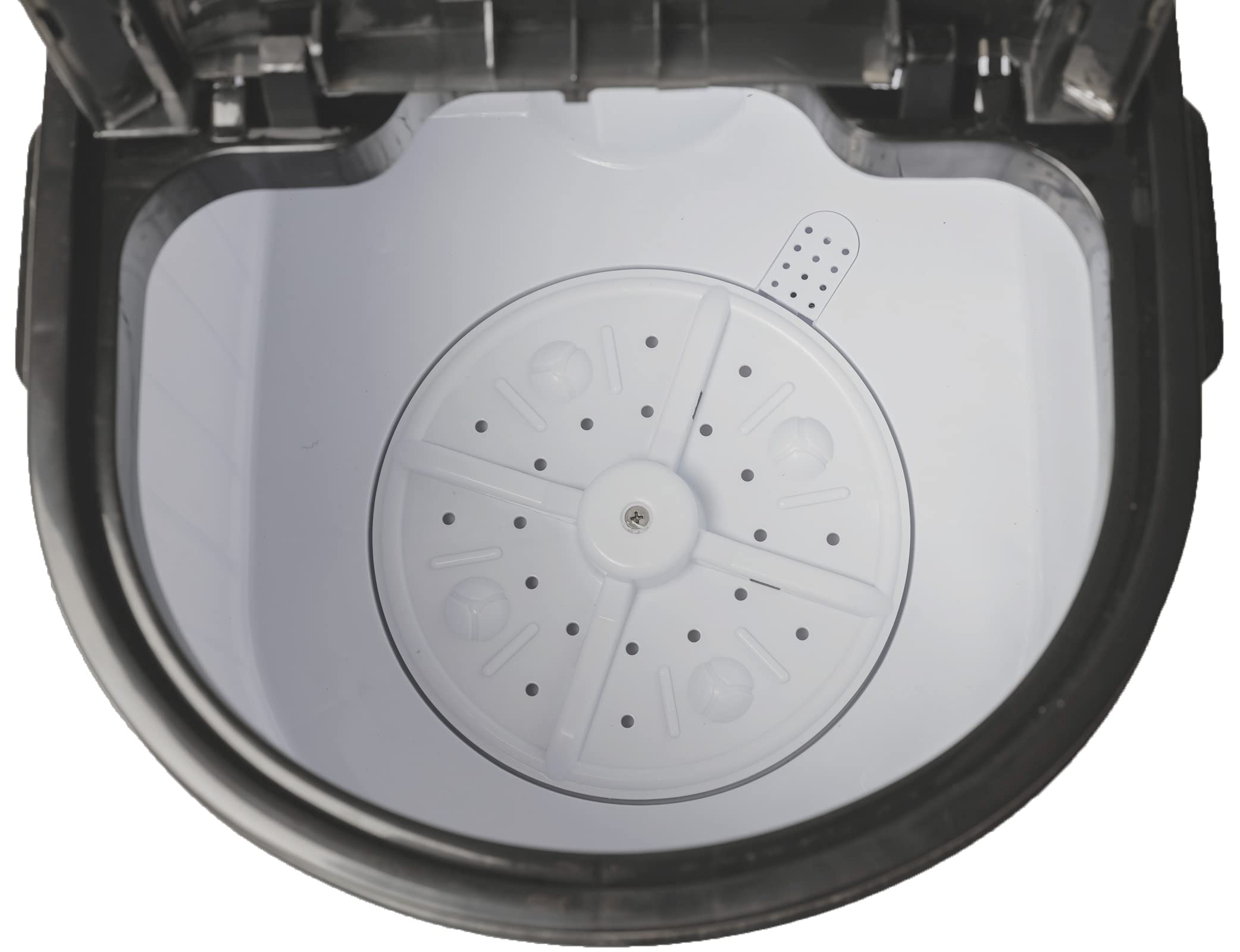 Portable 6  kg 2 Star Single Tub Top Load Mini Washing Machine with 1.5 kg Dryer Basket (Blue) - with 1 year Spare Supply Warranty Model -DMR 30-1208