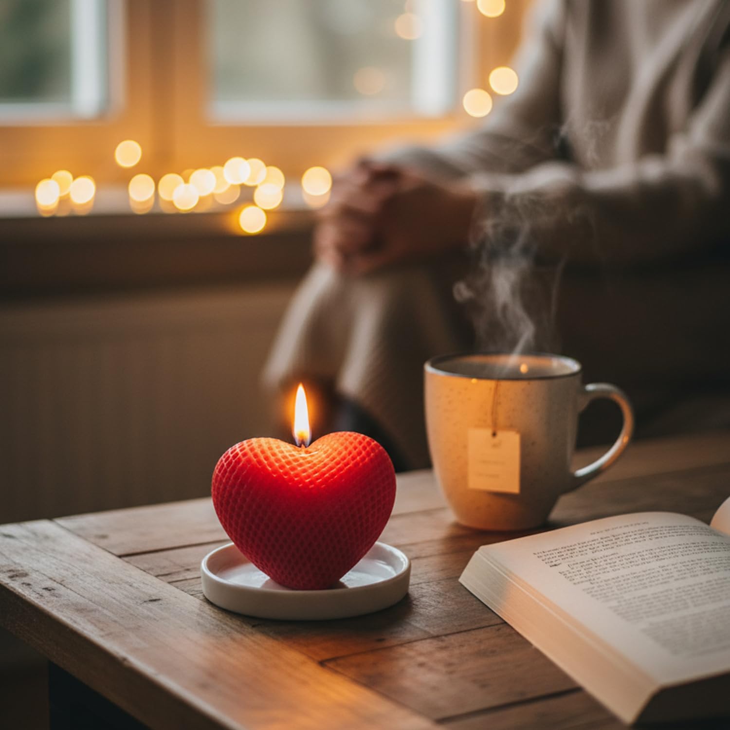 Bubble Candle, Decorative Cube Shape Hand-Poured, Long-Lasting Aromatherapy Candle for Home Decor, Gift Eco-Friendly (Pack of 2) (Big Bubble Cube)