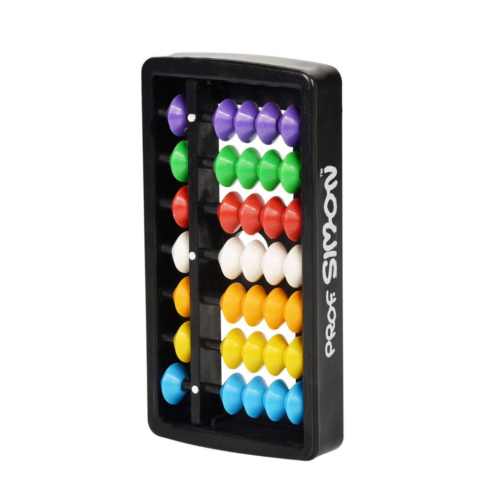 15 Rods Plastic Abacus With Multi-Colored Beads For Mathematics, Learn Counting, Addition, Subtraction, Multiplication And Division (Age: 7+ Years), Kid