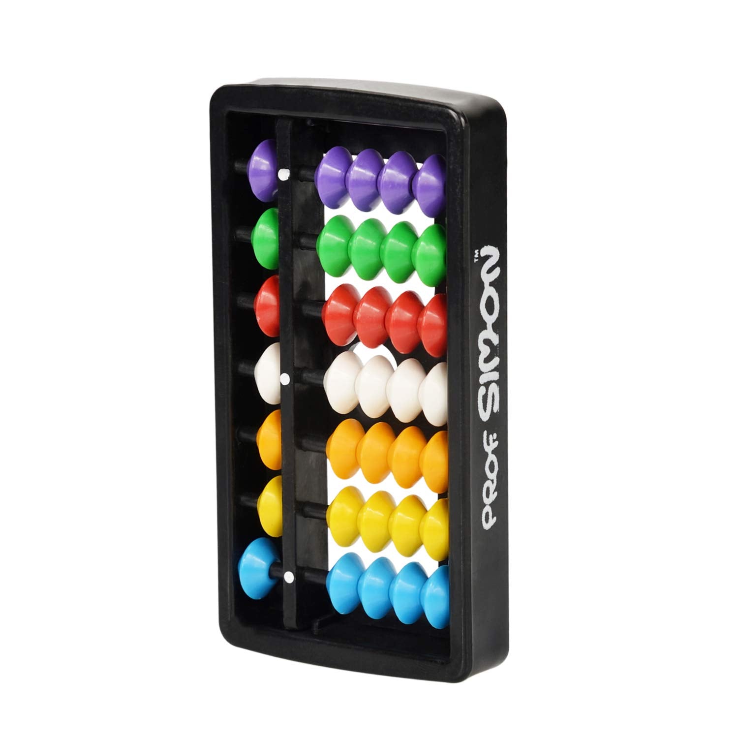 15 Rods Plastic Abacus With Multi-Colored Beads For Mathematics, Learn Counting, Addition, Subtraction, Multiplication And Division (Age: 7+ Years), Kid