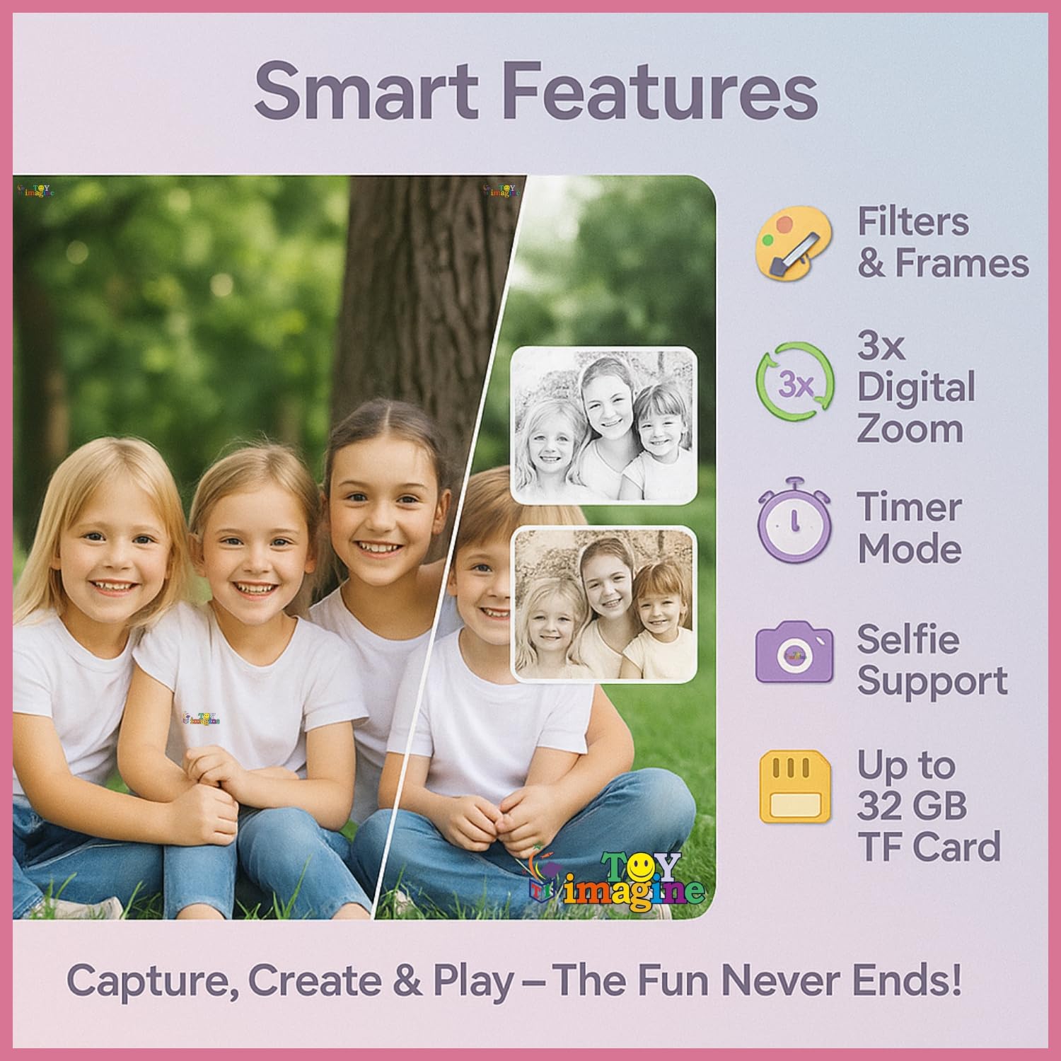 Mini Portable Thermal Printer – Bluetooth Wireless Photo & Label Printer for Kids with 1 Paper Roll – 57mm Black & White Pocket Printer for Mobile, School, Stickers (Assorted)