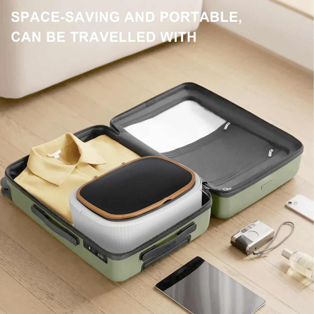 Portable Mini Washing Machine 15L with Upgraded Spin Basket, Compact Clothes Washer for Underwear, Baby Clothes & Small Items, Ideal for Home, Apartments, RV Tours, Dormitories & Hotels