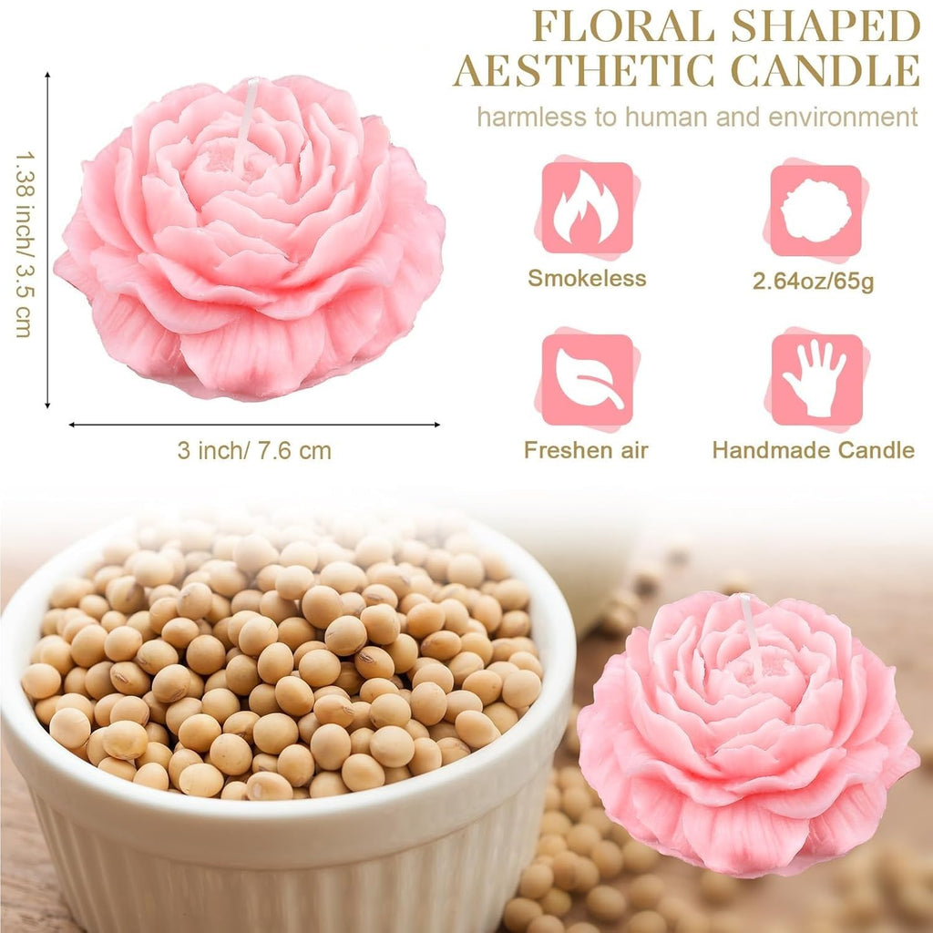 Bubble Candle, Decorative Cube Shape Hand-Poured, Long-Lasting Aromatherapy Candle for Home Decor, Gift Eco-Friendly (Pack of 2) (Big Bubble Cube)