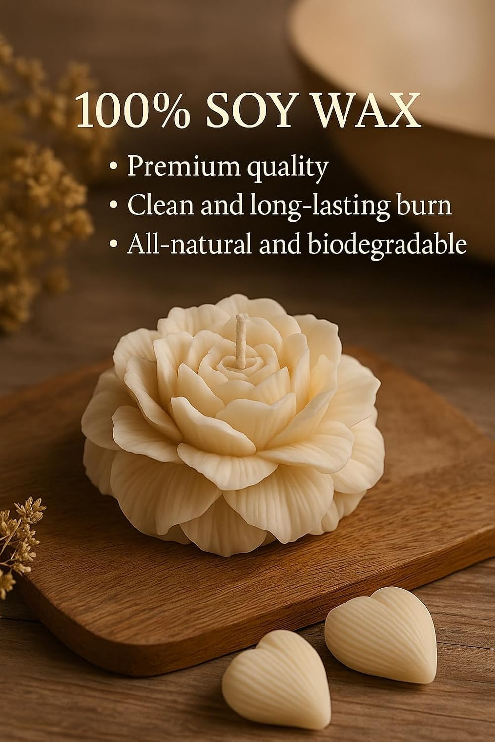 Bubble Candle, Decorative Cube Shape Hand-Poured, Long-Lasting Aromatherapy Candle for Home Decor, Gift Eco-Friendly (Pack of 2) (Big Bubble Cube)