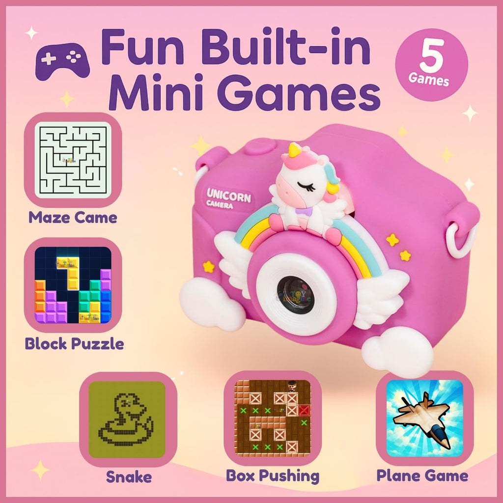 Mini Portable Thermal Printer – Bluetooth Wireless Photo & Label Printer for Kids with 1 Paper Roll – 57mm Black & White Pocket Printer for Mobile, School, Stickers (Assorted)