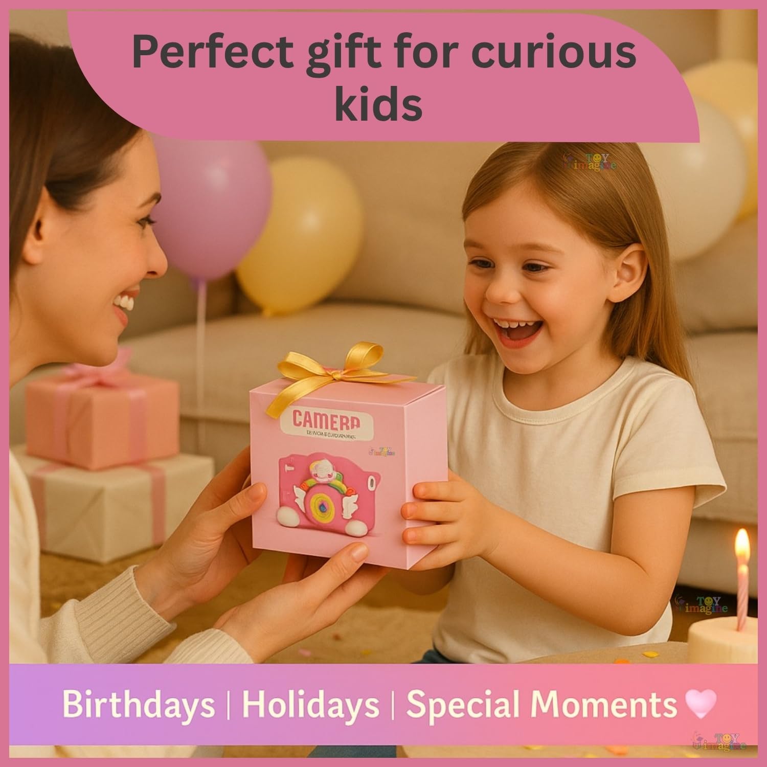 Mini Portable Thermal Printer – Bluetooth Wireless Photo & Label Printer for Kids with 1 Paper Roll – 57mm Black & White Pocket Printer for Mobile, School, Stickers (Assorted)