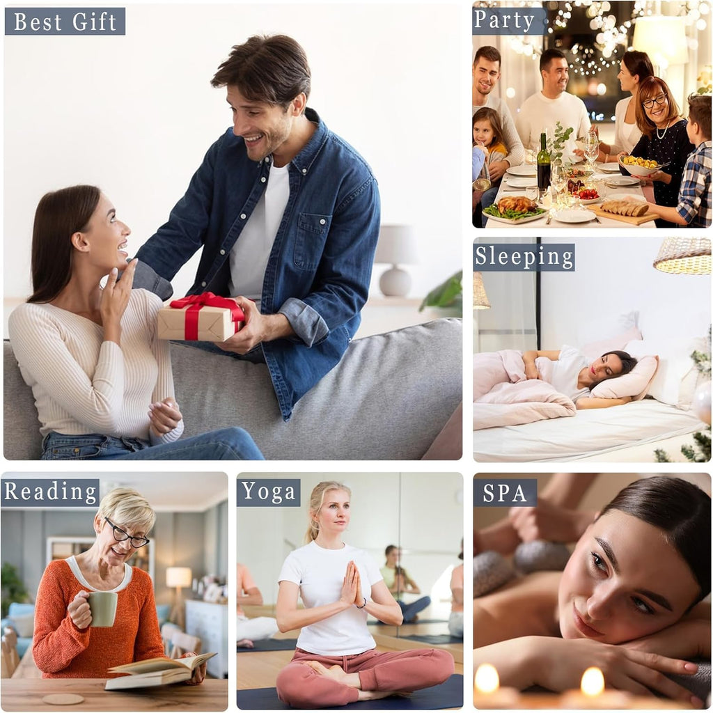 Bubble Candle, Decorative Cube Shape Hand-Poured, Long-Lasting Aromatherapy Candle for Home Decor, Gift Eco-Friendly (Pack of 2) (Big Bubble Cube)